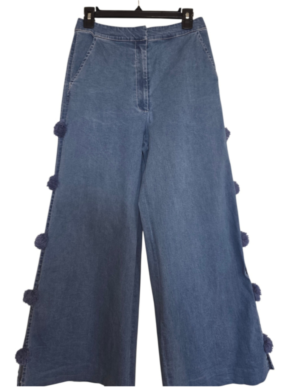 Women's Hope for Flowers by Tracy Reese Wide Leg Jeans, Size XS Blue
